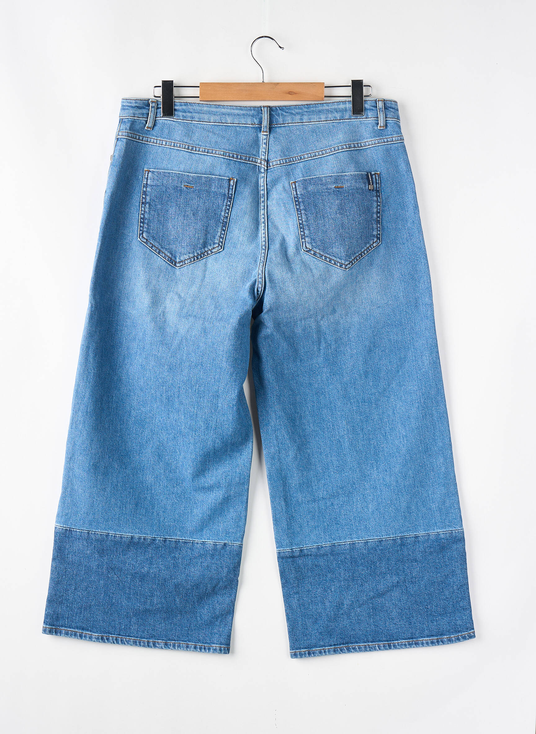Jeans coupe droite bleu PERSONA BY MARINA RINALDI femme