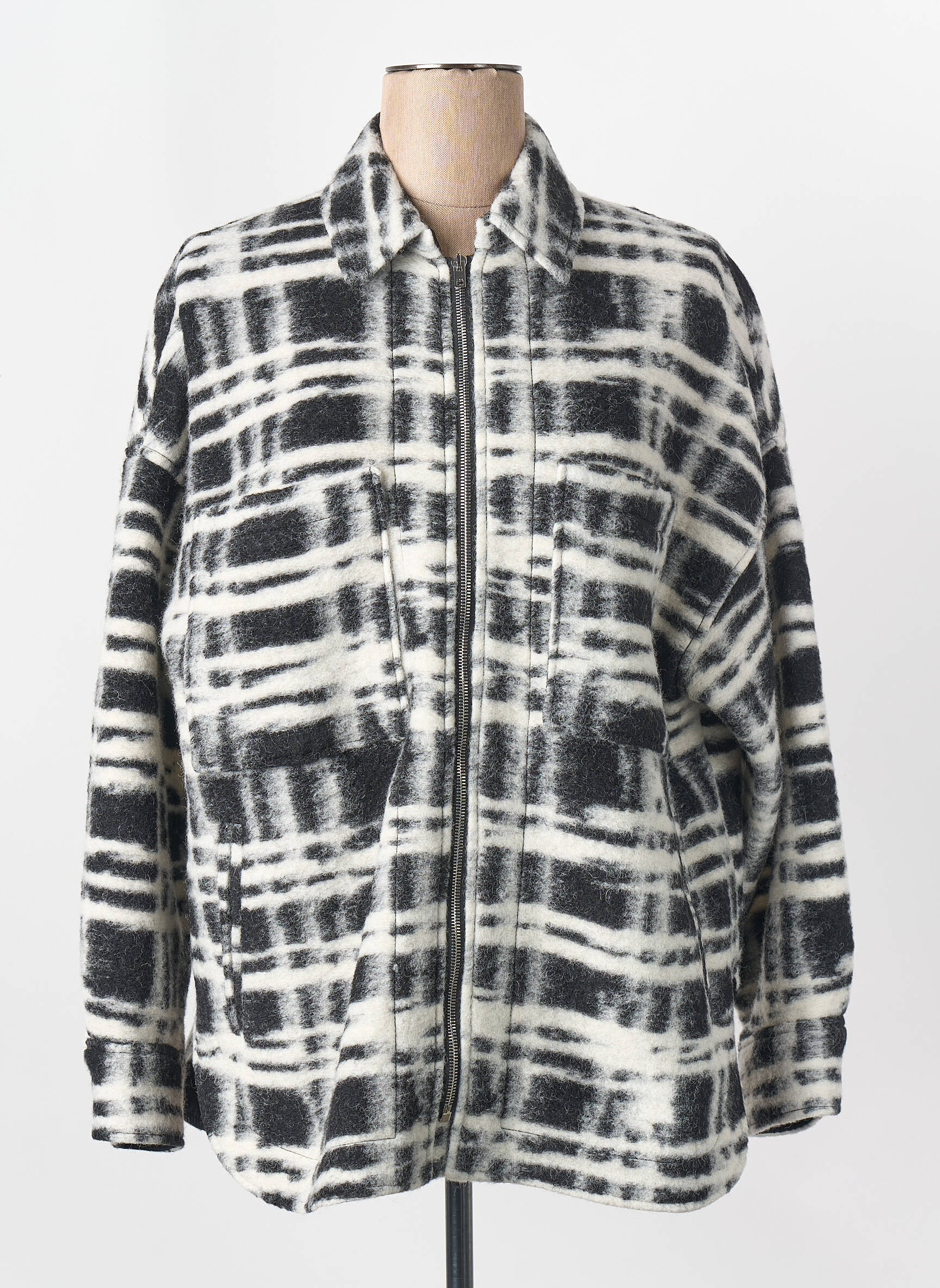 Manteau court noir IRO femme