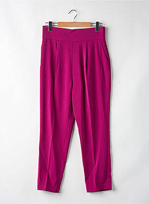 Pantalon droit rose PINKO femme