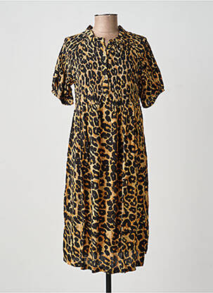 Robe mi-longue marron SUPERMOM femme