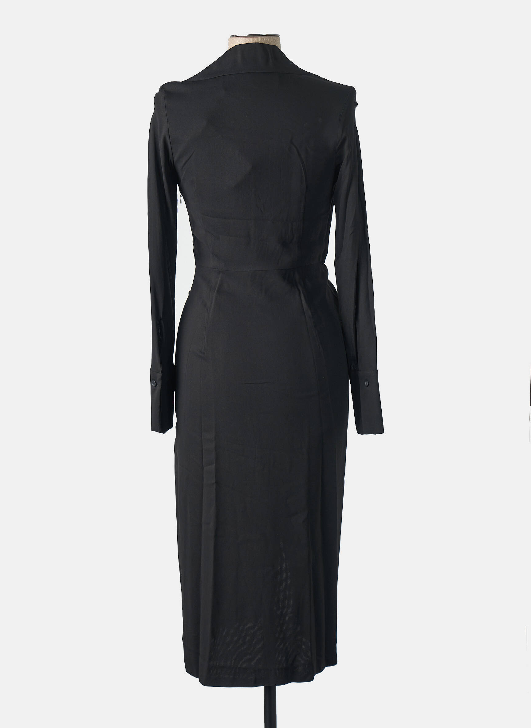 Robe mi-longue noir MARGAUX LONNBERG femme