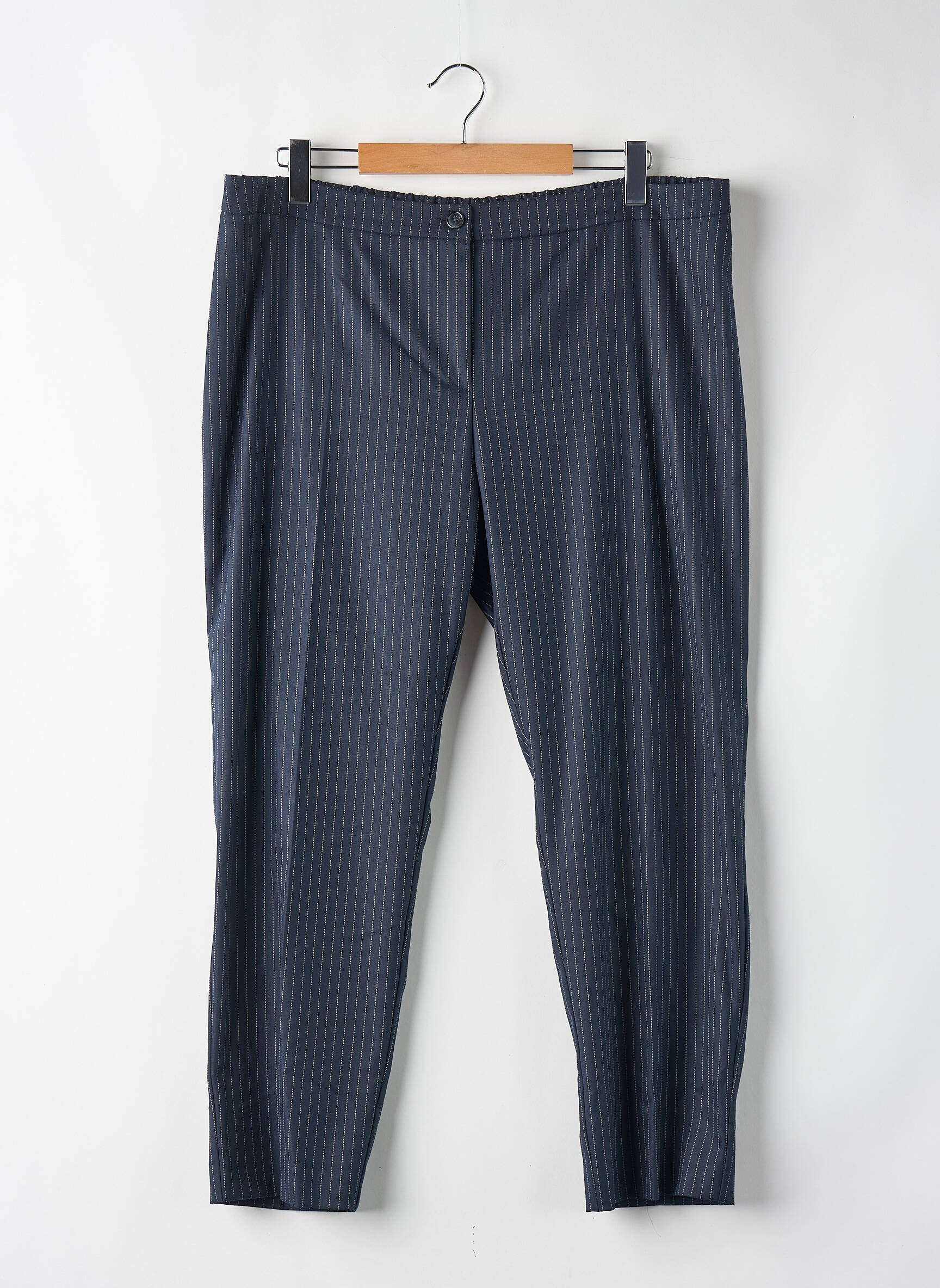 Pantalon droit bleu PERSONA BY MARINA RINALDI femme