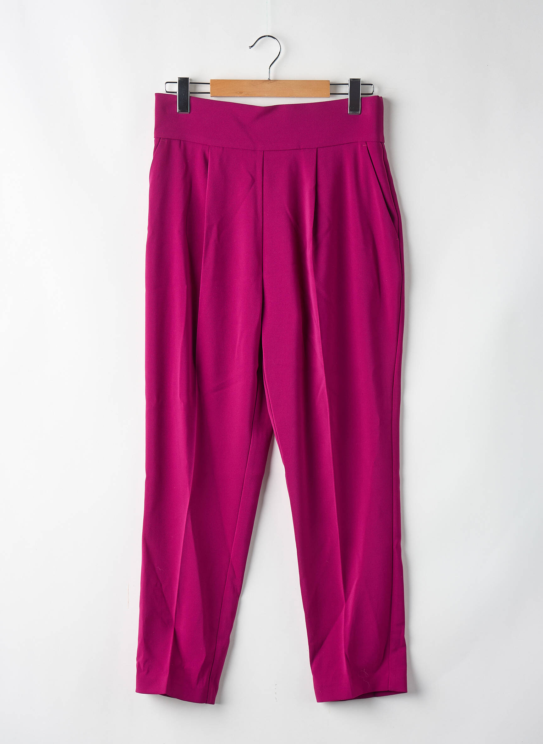 Pantalon droit rose PINKO femme