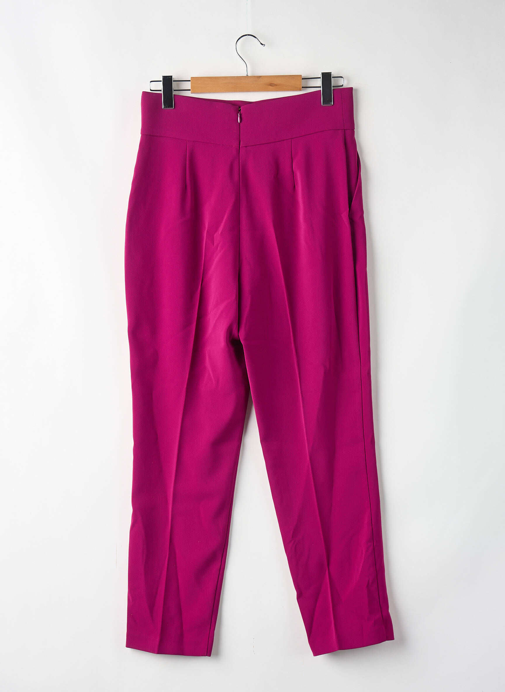 Pantalon droit rose PINKO femme