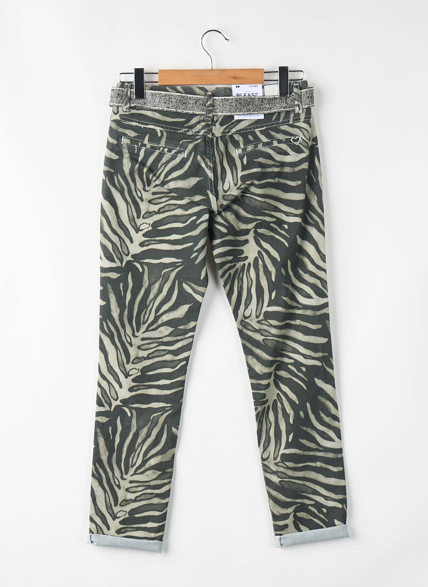 Pantalon cargo beige PLEASE femme