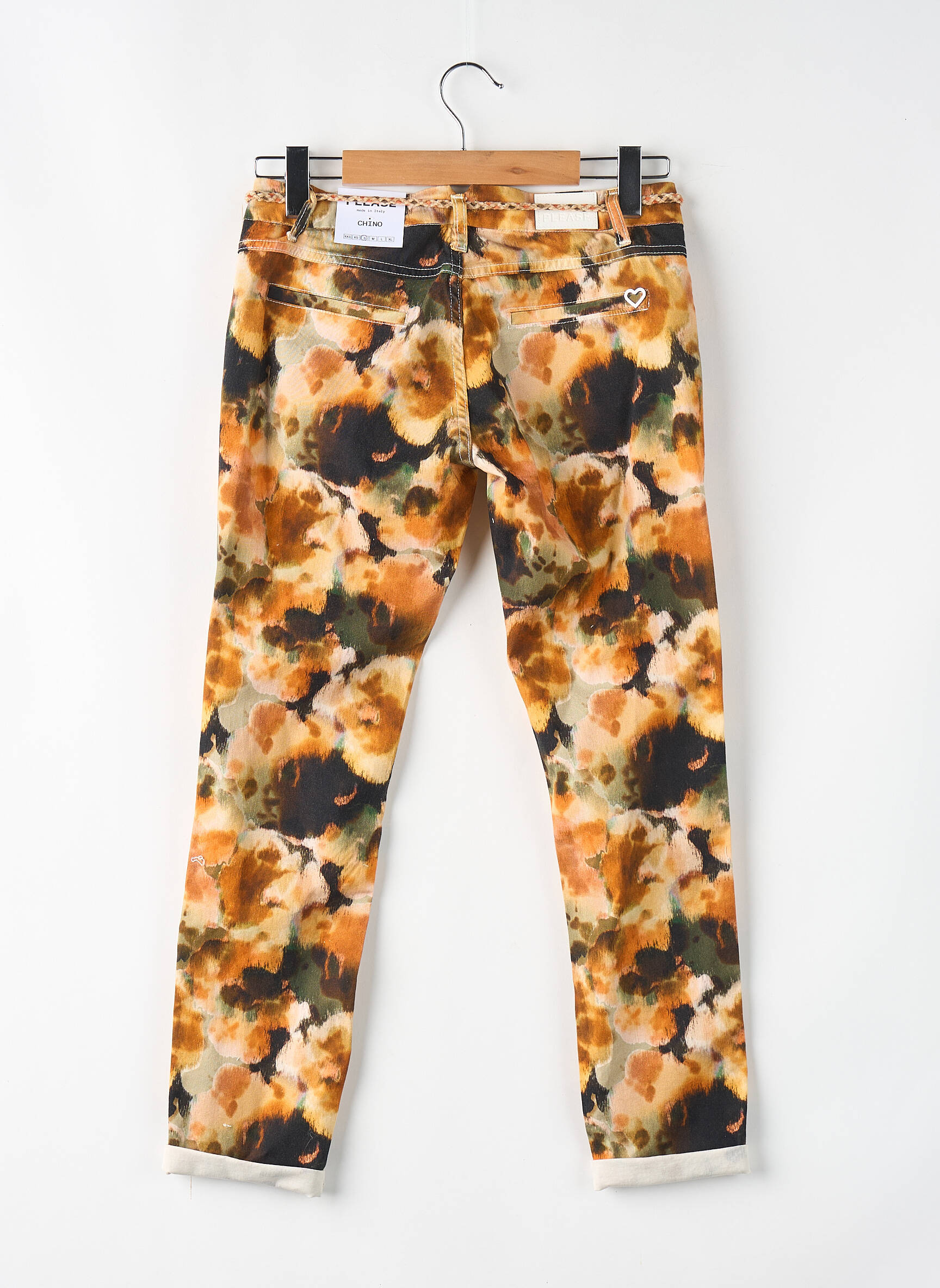 Pantalon slim beige PLEASE femme