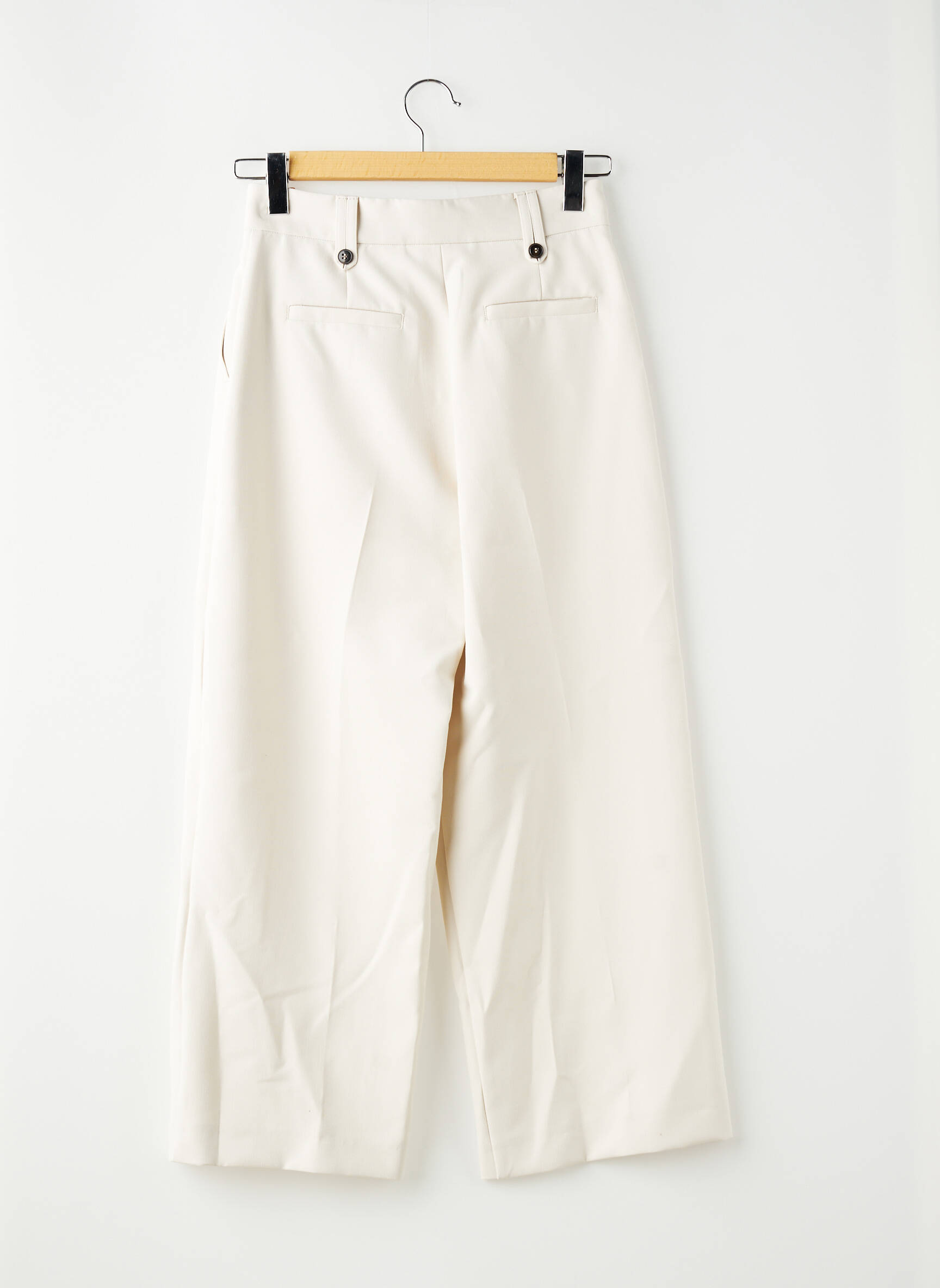 Pantalon droit blanc MAX&CO. femme