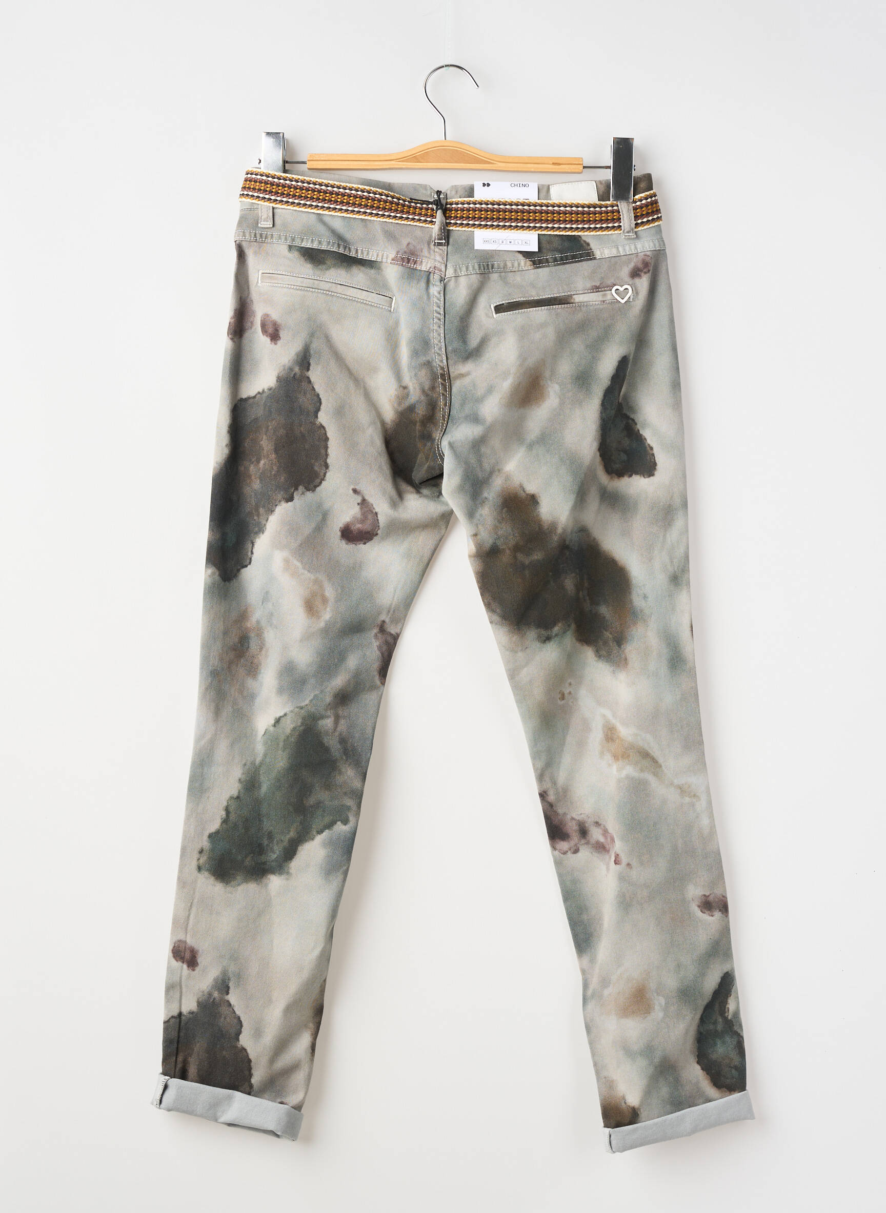 Pantalon cargo beige PLEASE femme