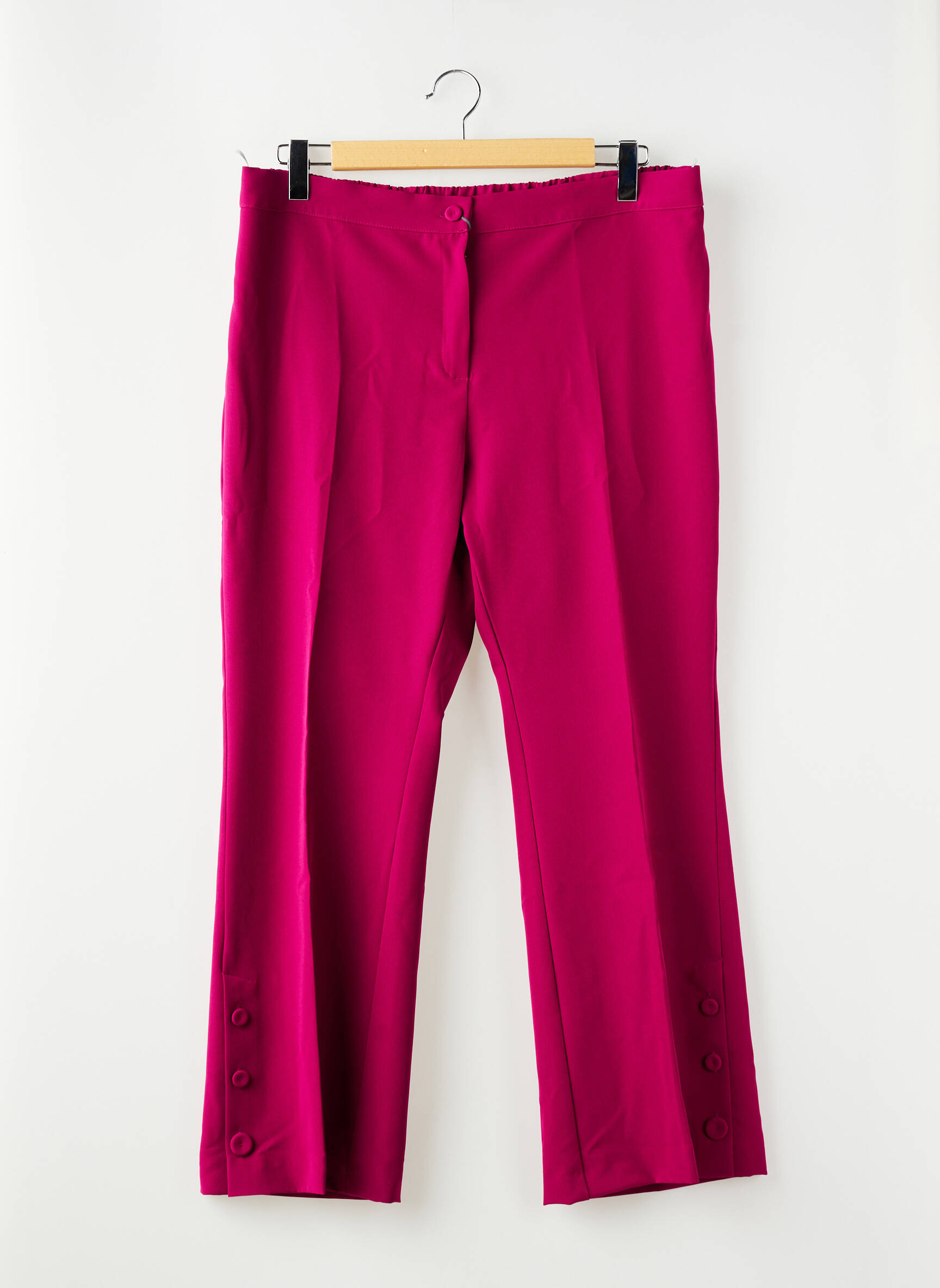 Pantalon droit violet PERSONA BY MARINA RINALDI femme