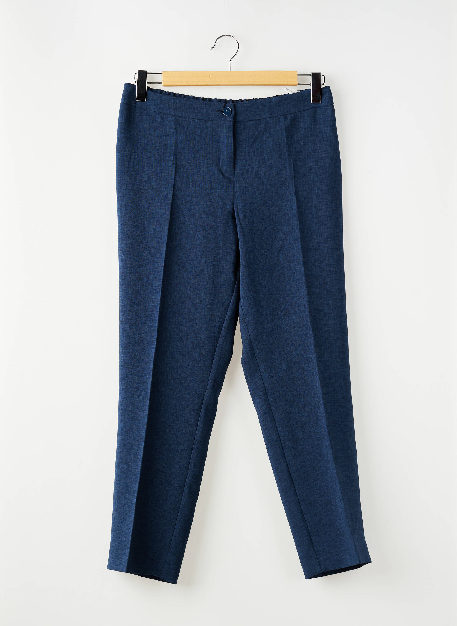 Pantalon droit bleu PERSONA BY MARINA RINALDI femme