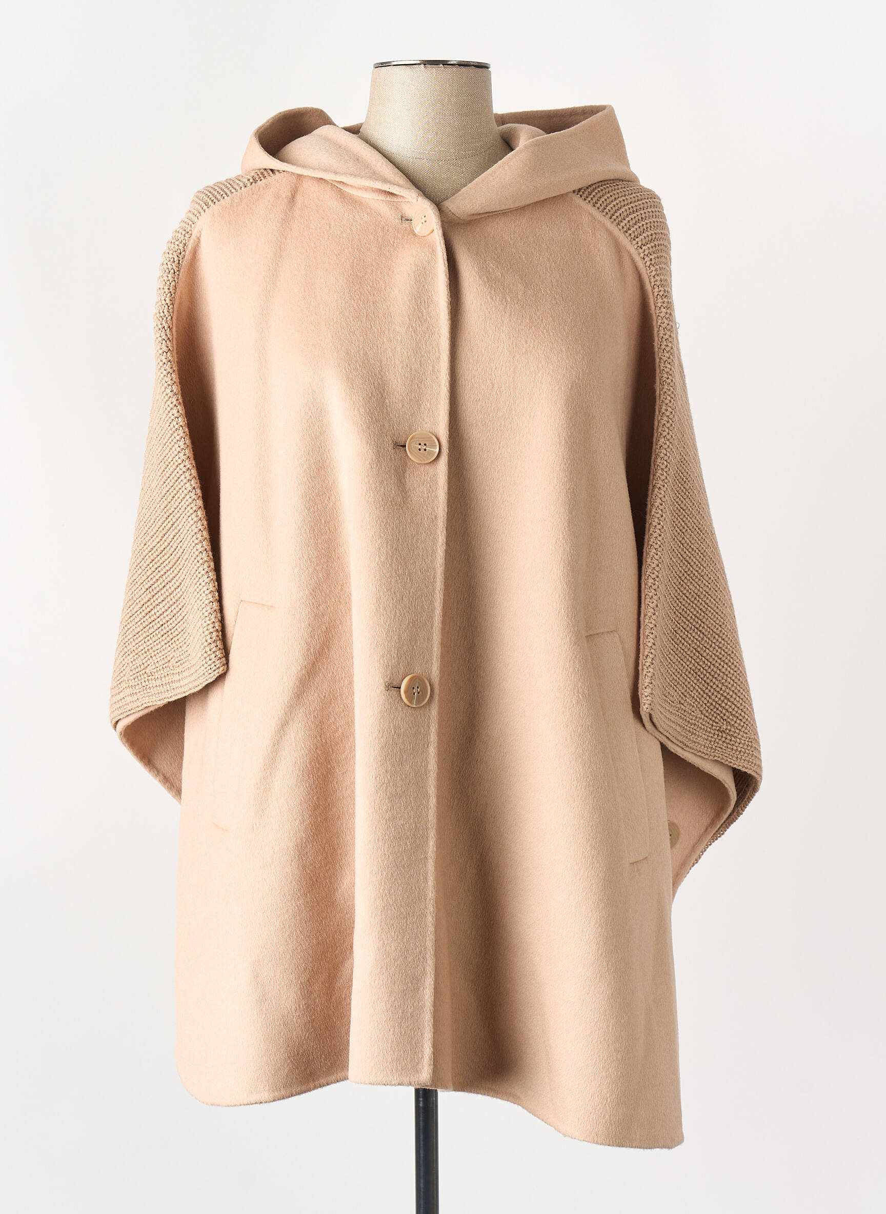 Poncho marron PERSONA BY MARINA RINALDI femme