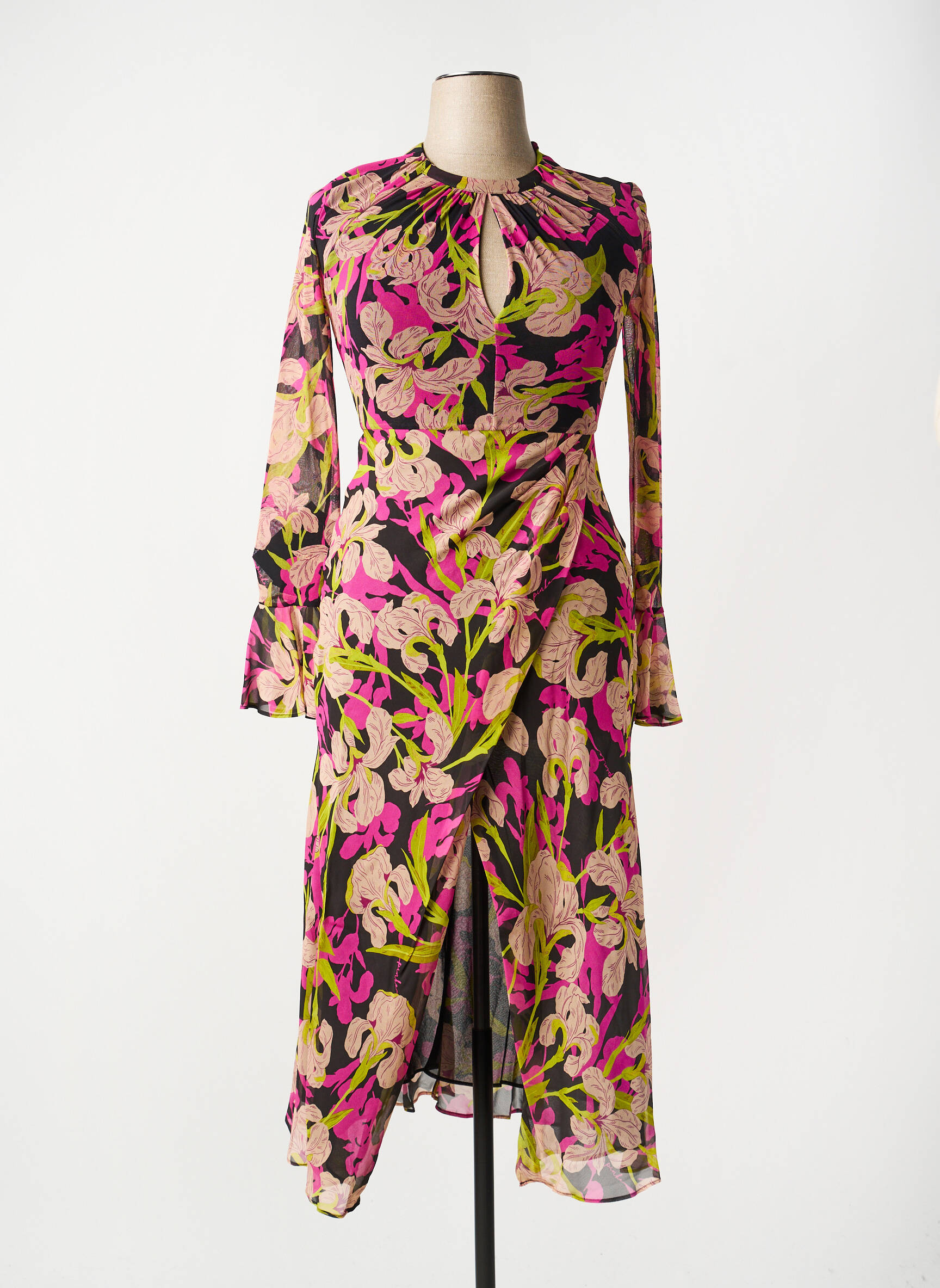 Robe longue multicolore PINKO femme