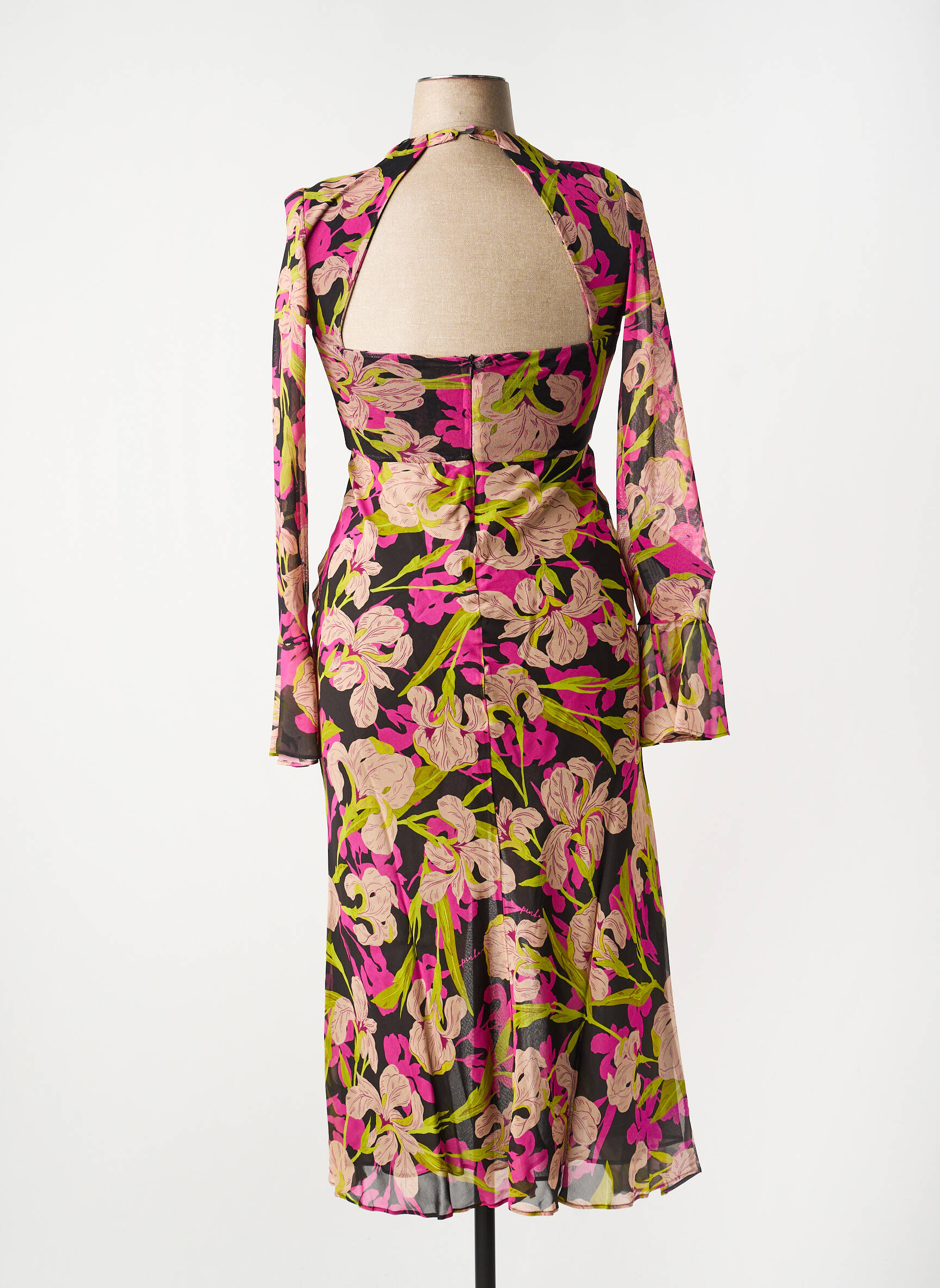 Robe longue multicolore PINKO femme