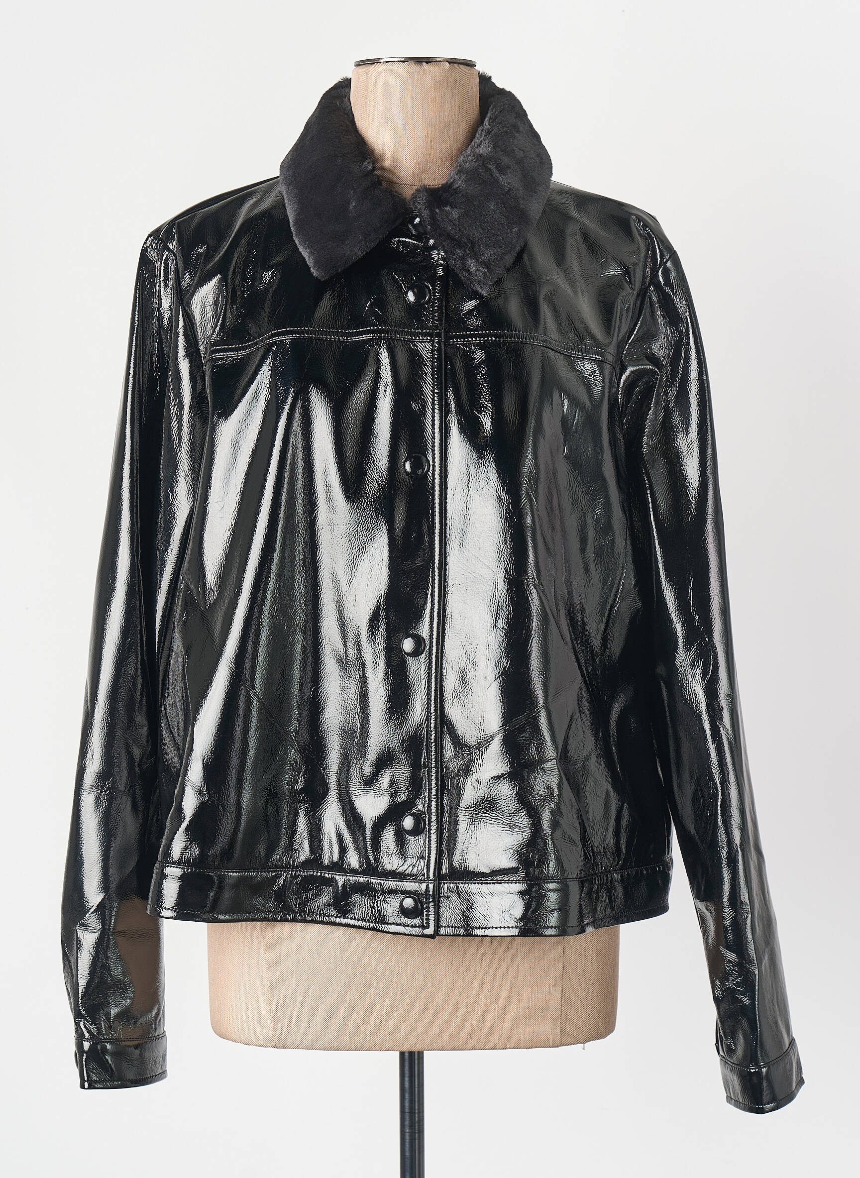 Blouson noir PERSONA BY MARINA RINALDI femme
