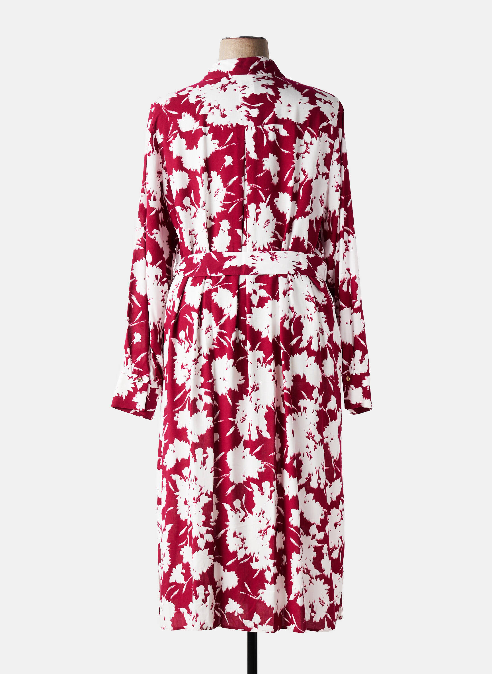 Robe mi-longue rouge PERSONA BY MARINA RINALDI femme