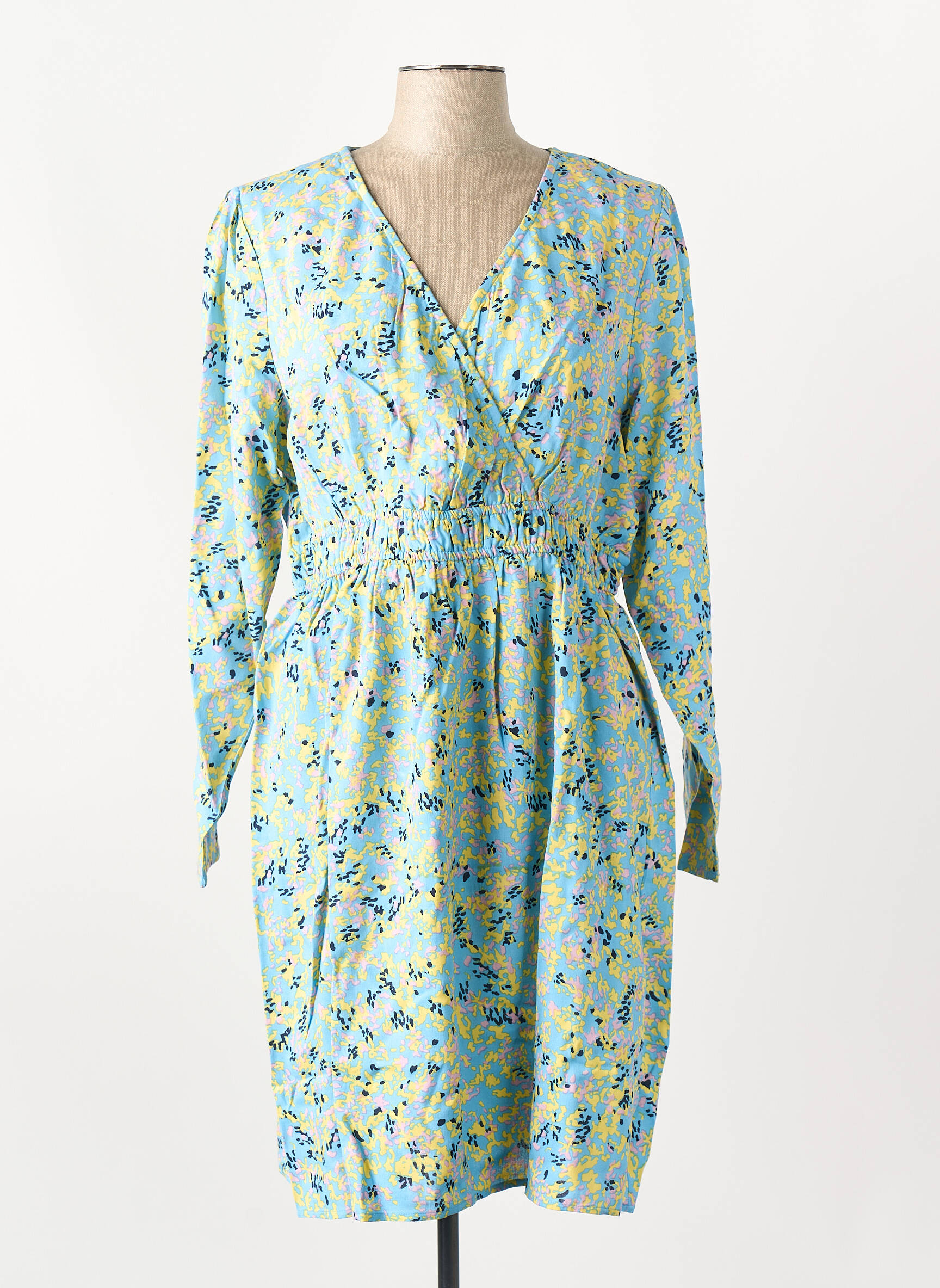 Robe maternité bleu MAMA LICIOUS femme