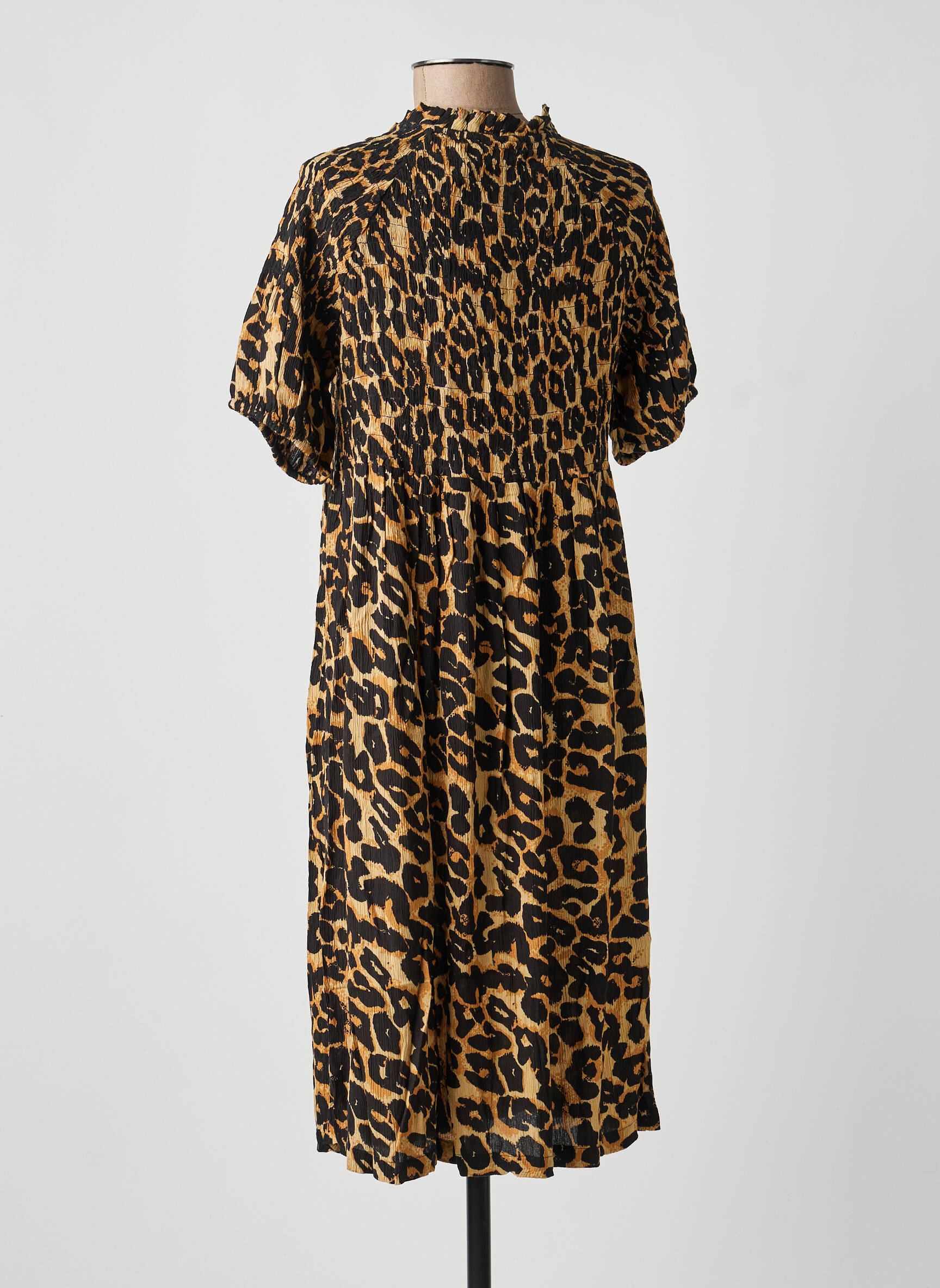 Robe mi-longue marron SUPERMOM femme