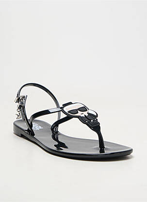 Sandales/nu pieds noir KARL LAGERFELD femme