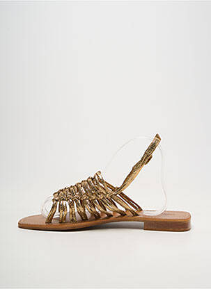 Sandales/nu pieds or COULEUR POURPRE femme