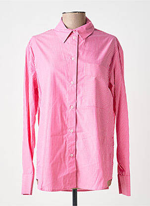 Chemise manches longues rose COLLECTORS CLUB femme