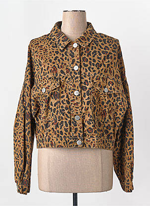 Veste en jean beige PLEASE femme