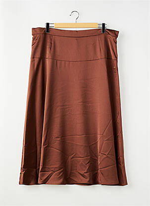 Jupe longue marron PERSONA BY MARINA RINALDI femme