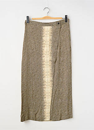 Jupe mi-longue marron TWINSET femme