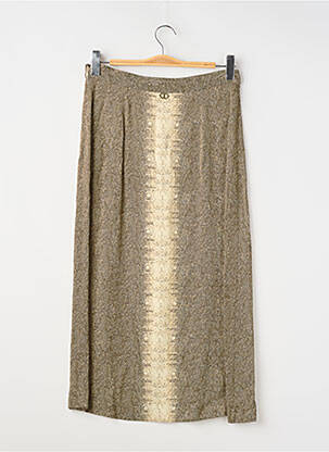 Jupe mi-longue marron TWINSET femme