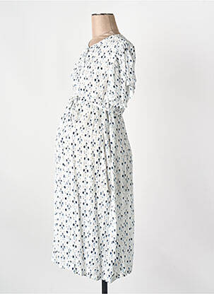 Robe maternité blanc NOPPIES femme