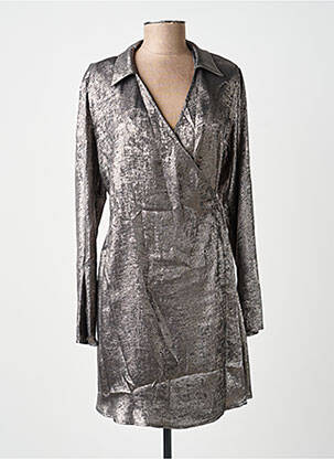 Robe courte gris PLEASE femme