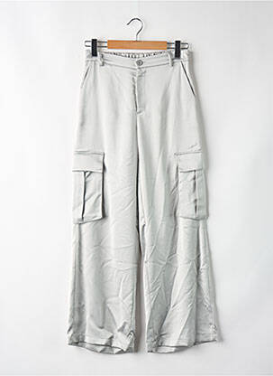 Pantalon cargo argent IMPERIAL femme