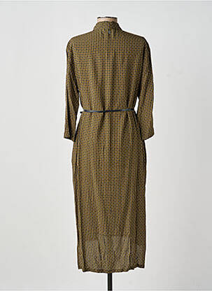 Robe mi-longue vert PLEASE femme