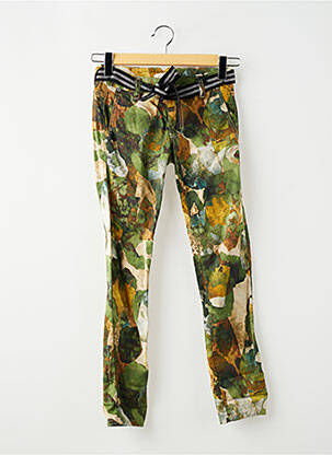 Pantalon droit multicolore PLEASE femme