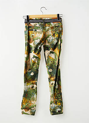 Pantalon droit multicolore PLEASE femme
