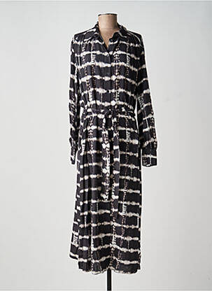 Robe longue noir PLEASE femme