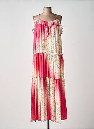 Robe longue rose TWINSET femme