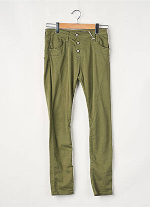 Pantalon slim kaki PLEASE femme
