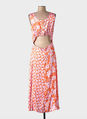 Robe longue orange LA PETITE FRANCAISE femme
