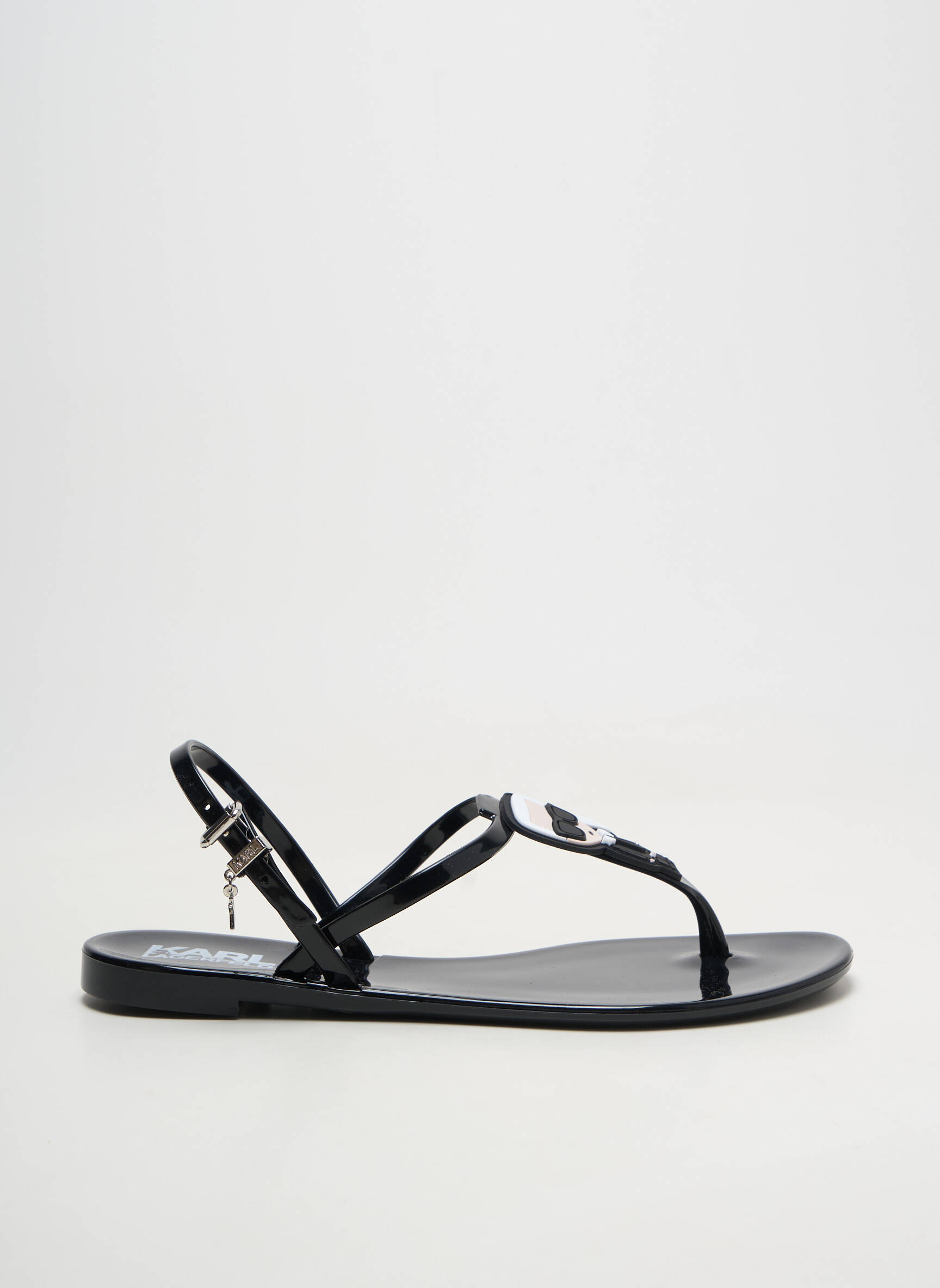 Sandales/nu pieds noir KARL LAGERFELD femme