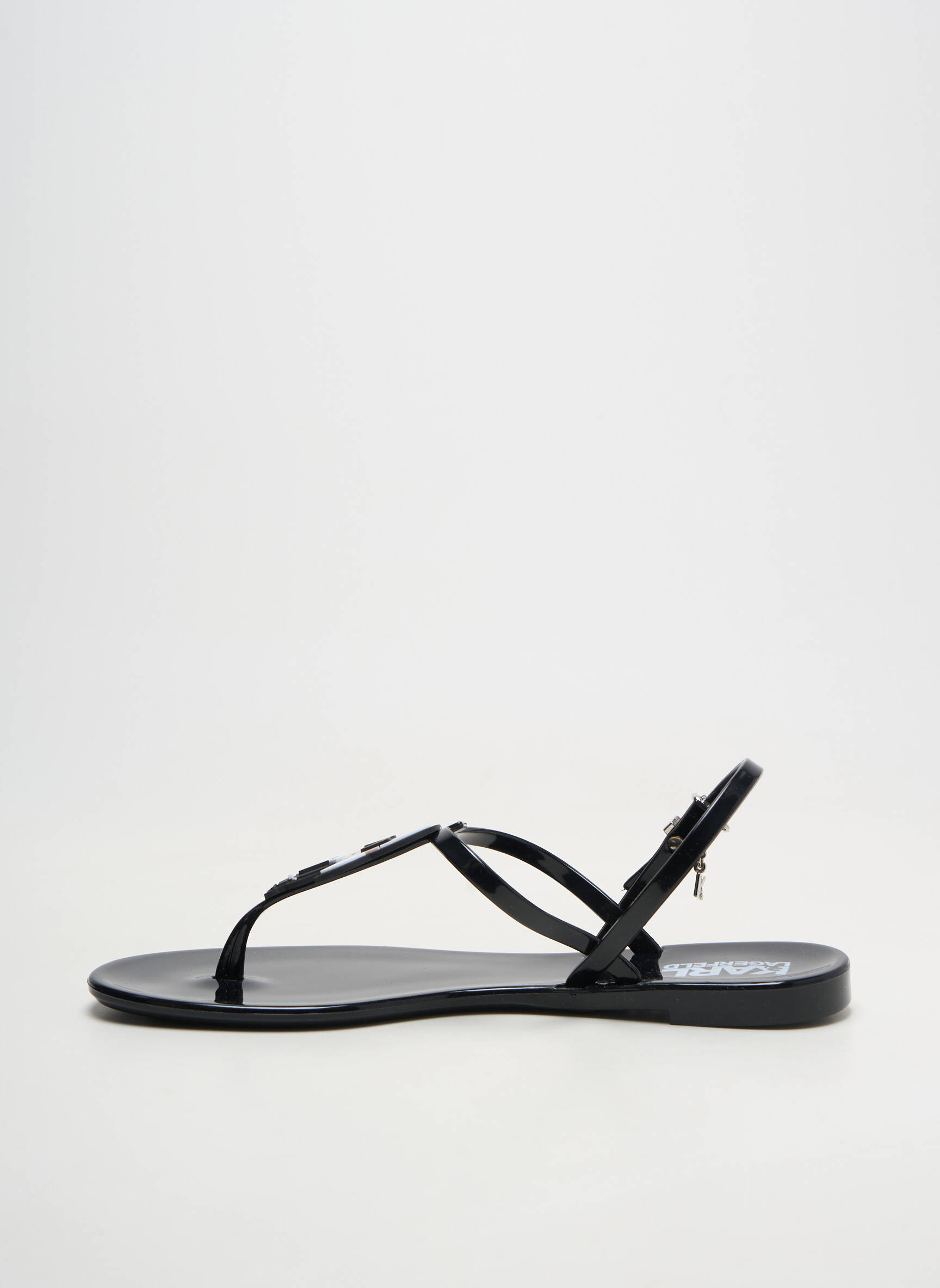 Sandales/nu pieds noir KARL LAGERFELD femme