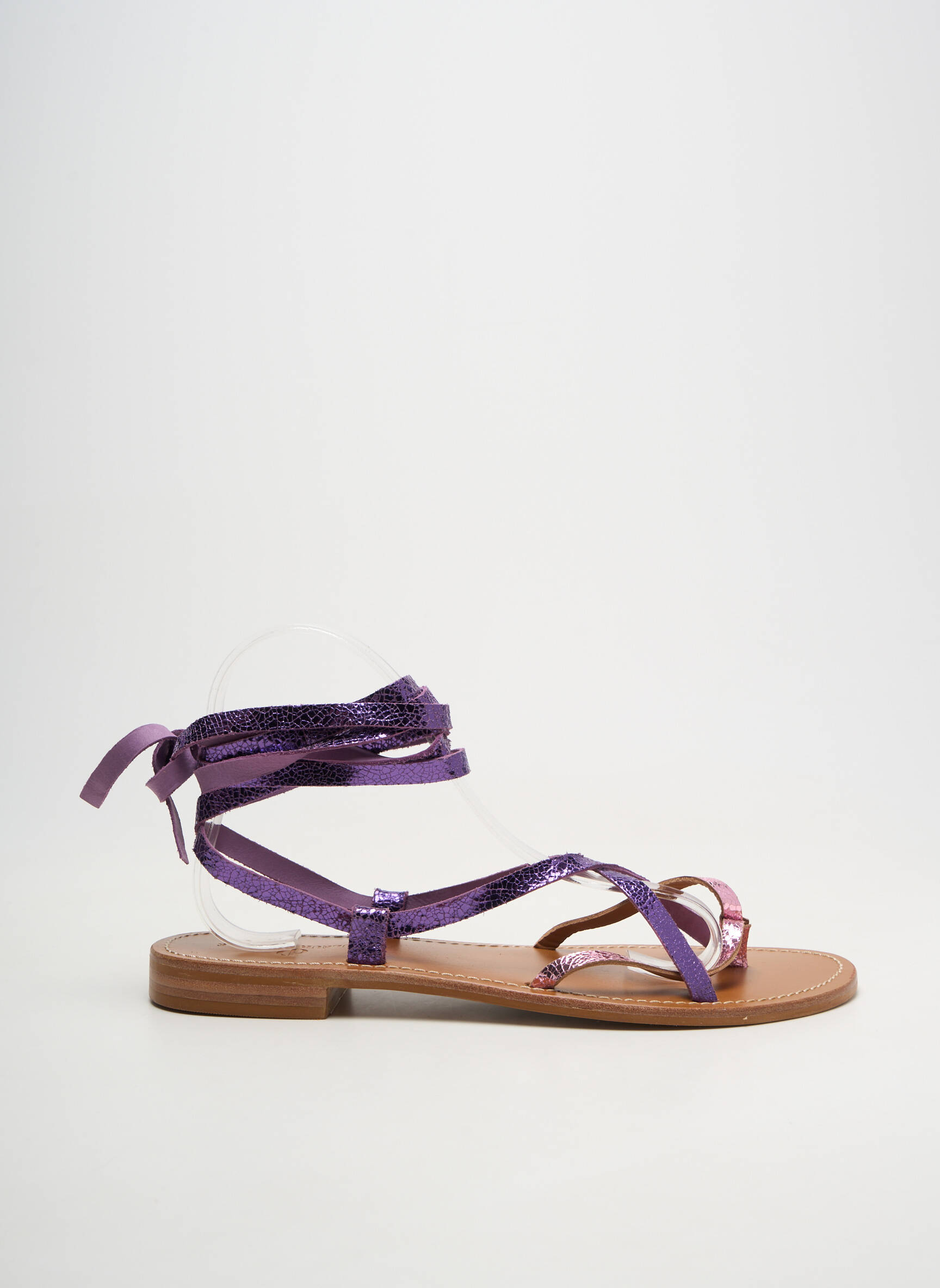 Sandales/nu pieds violet COULEUR POURPRE femme