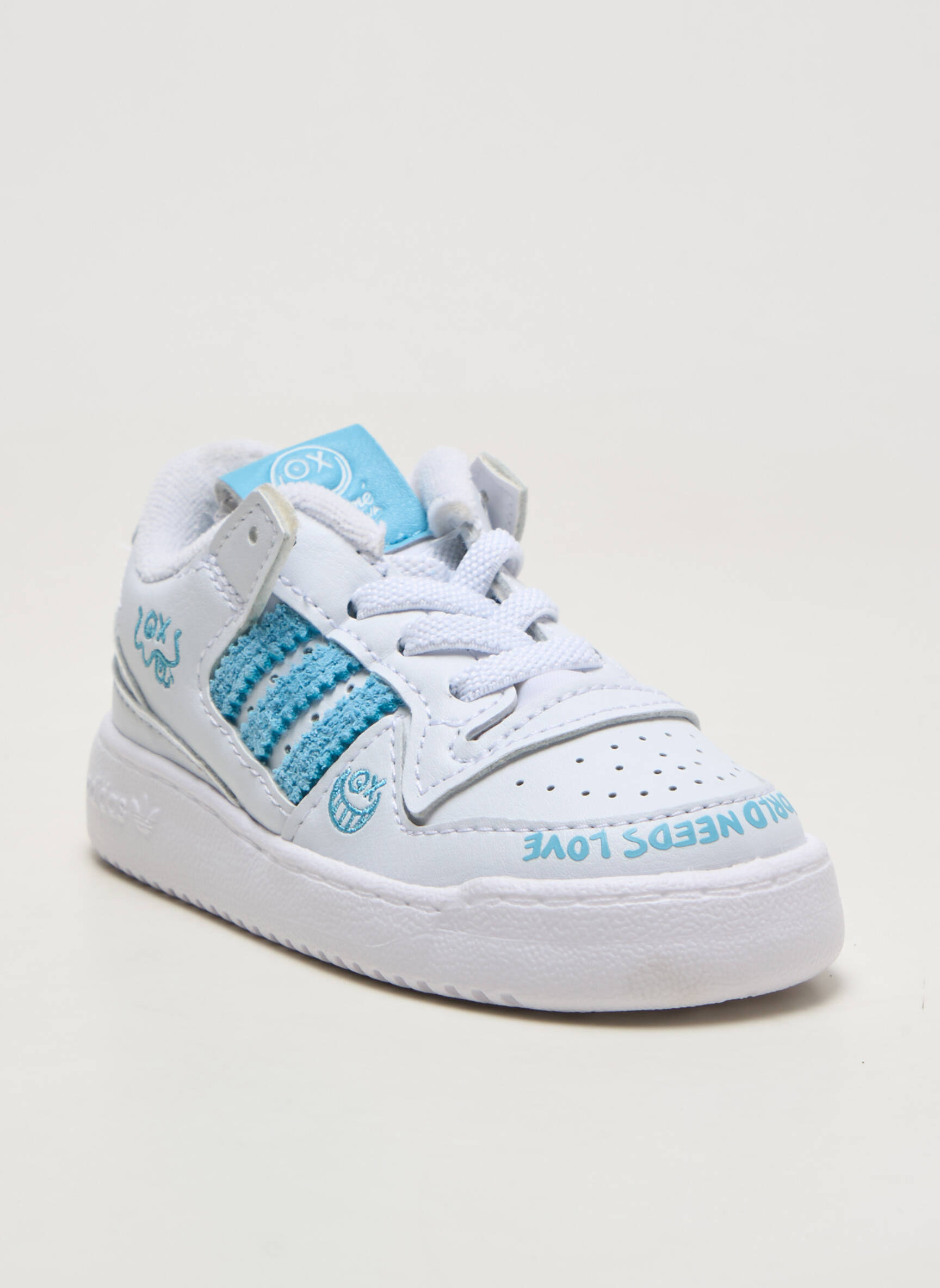 Baskets blanc ADIDAS fille