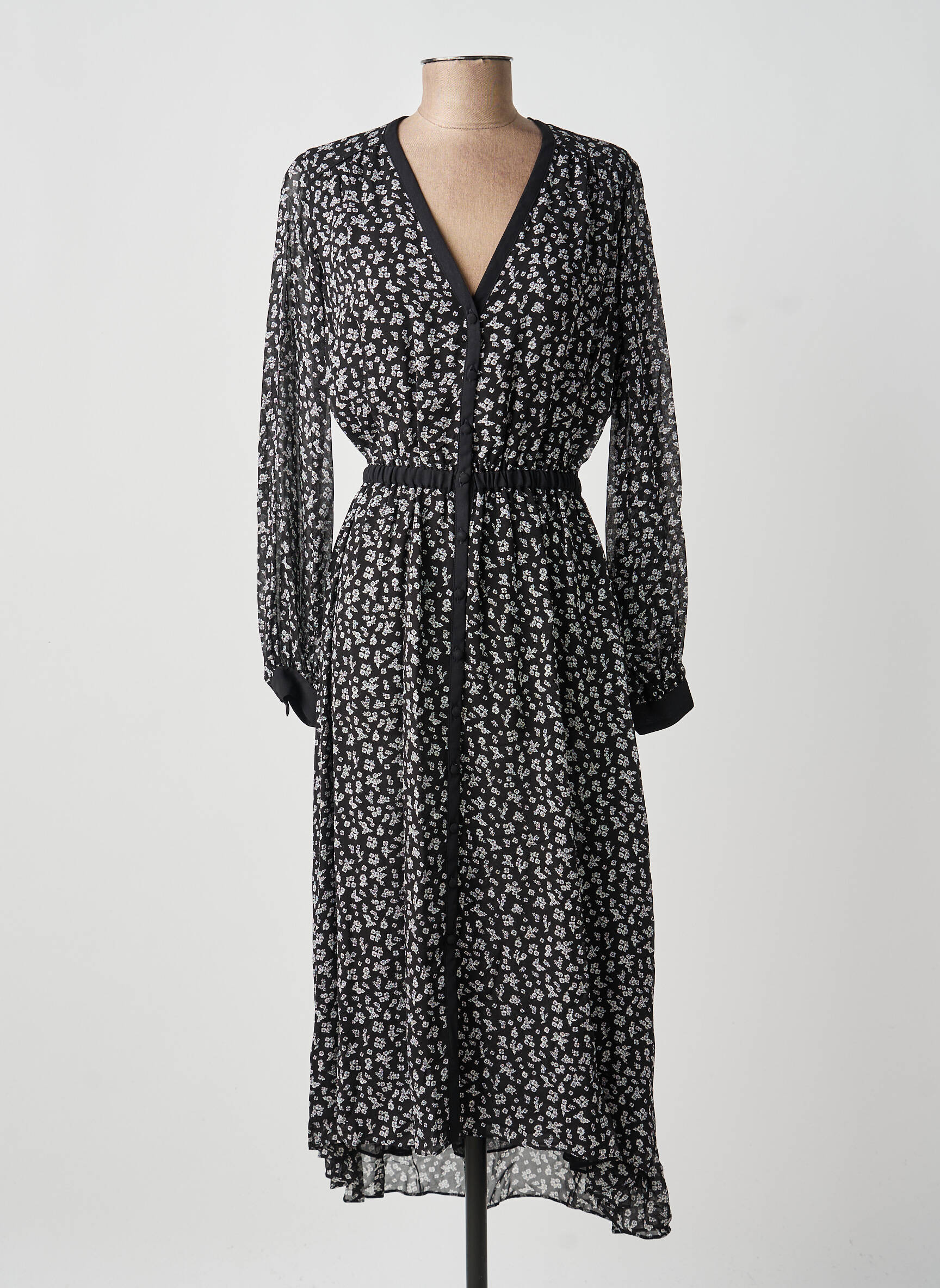Robe longue noir THE KOOPLES femme
