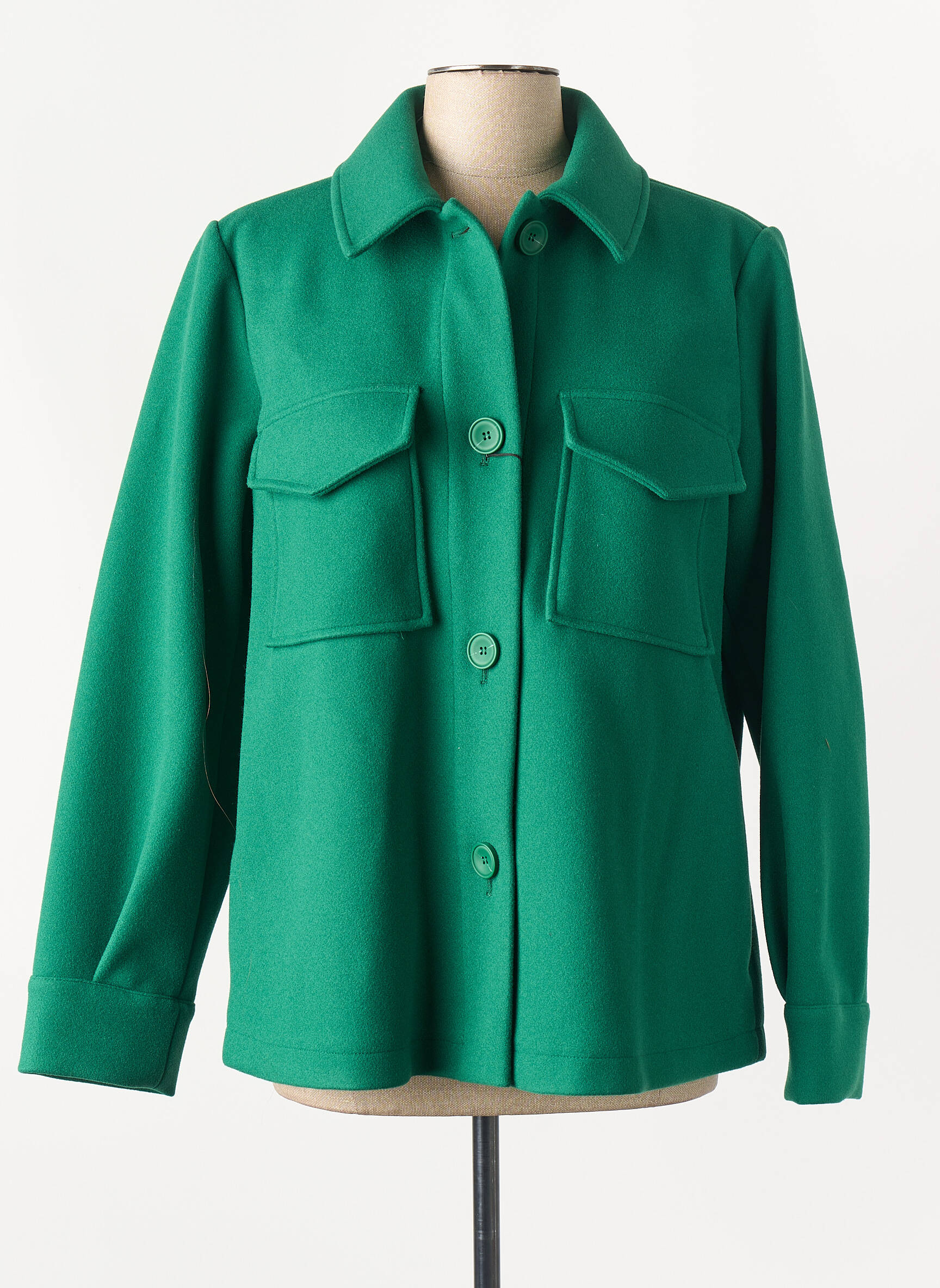 Manteau long vert PERSONA BY MARINA RINALDI femme