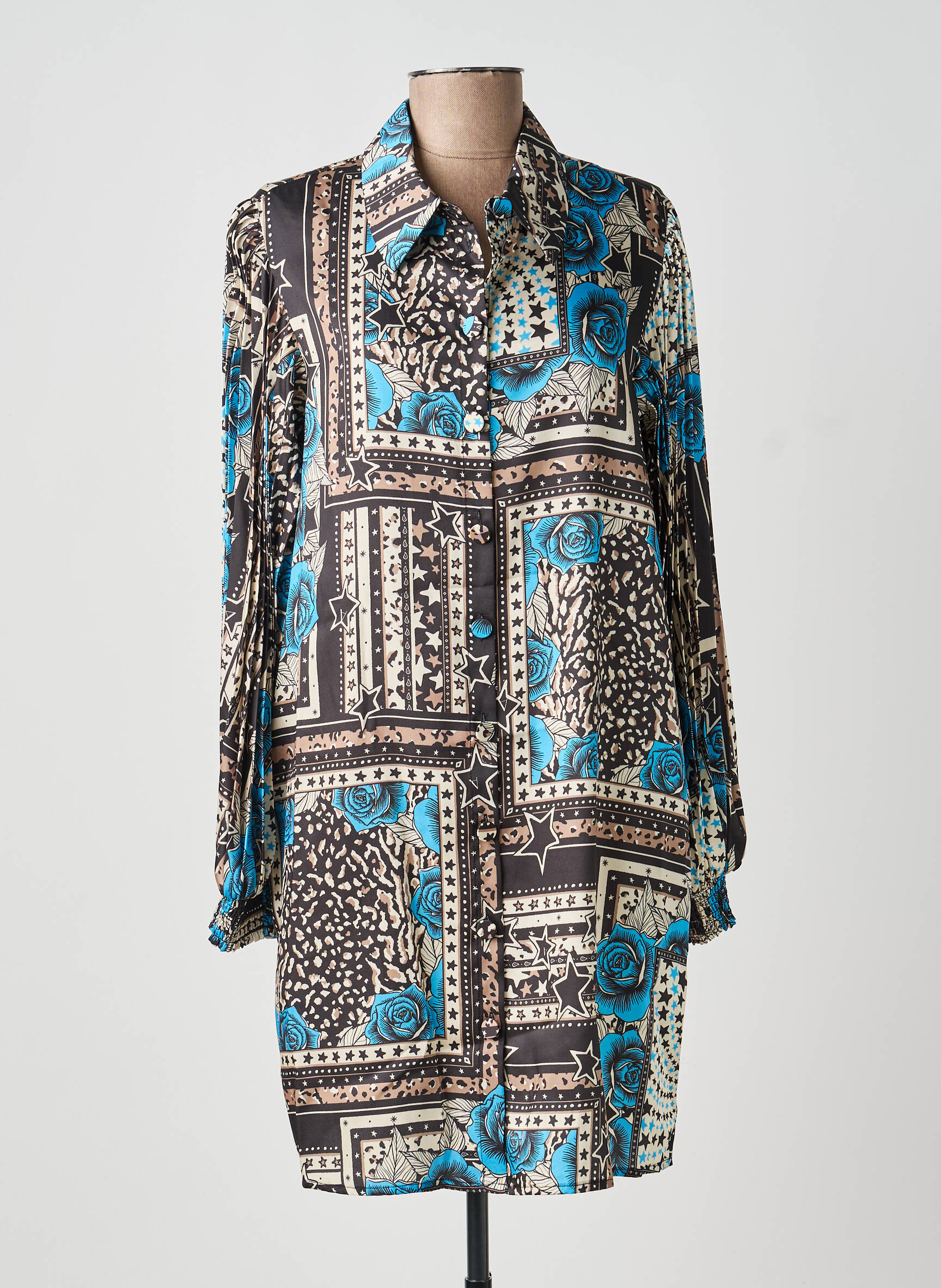 Robe courte bleu TWINSET femme