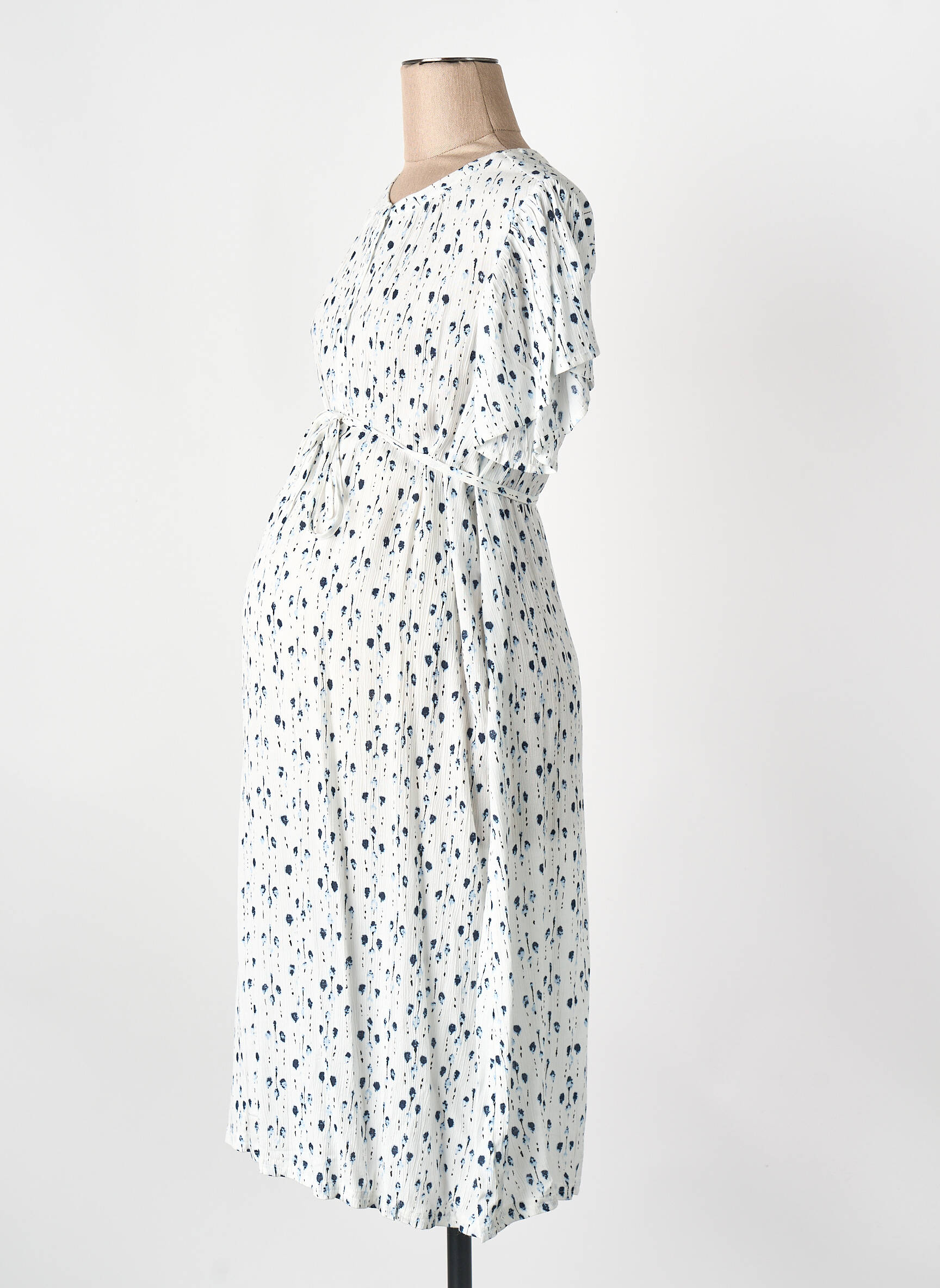 Robe maternité blanc NOPPIES femme