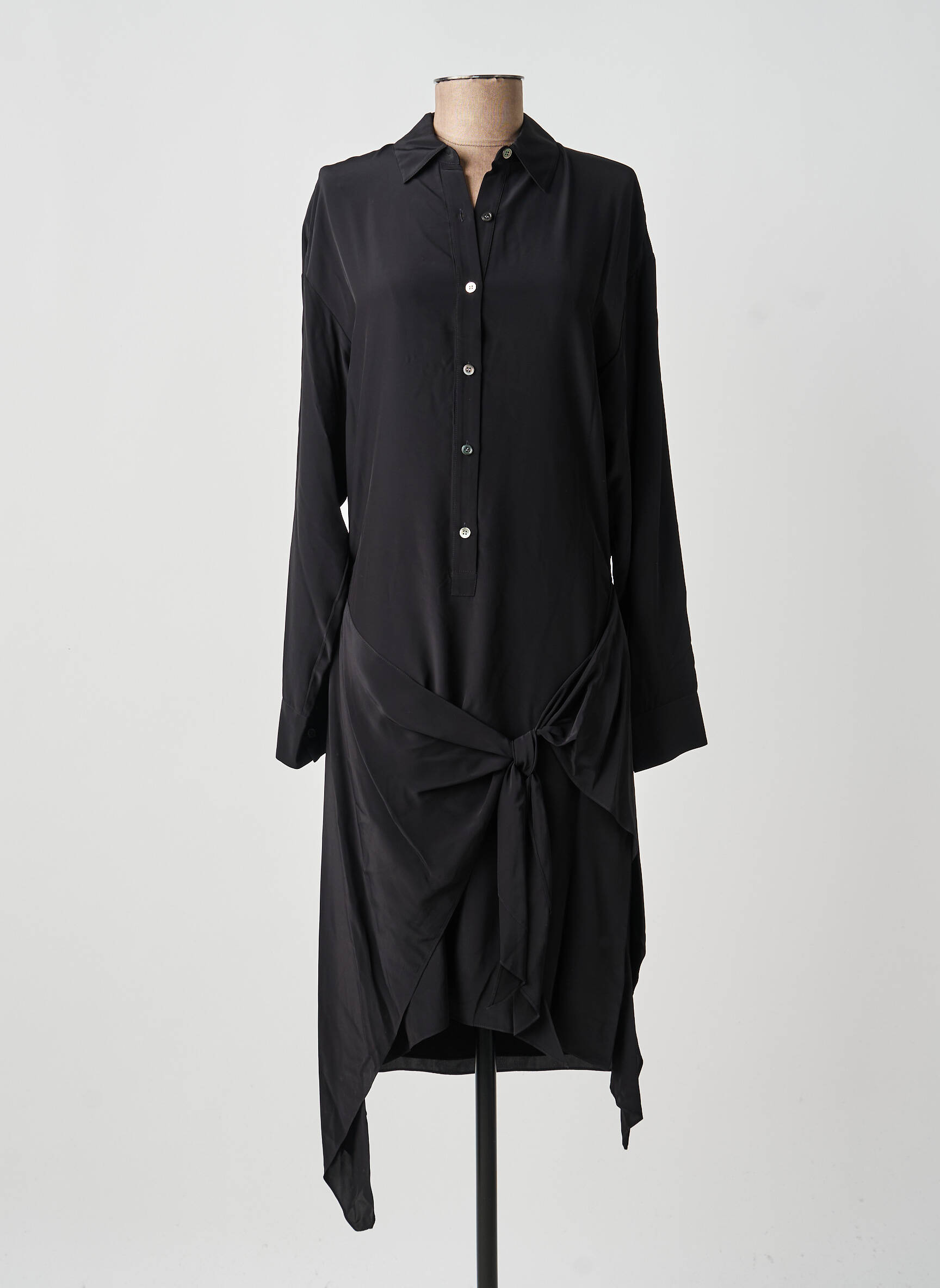 Robe longue noir THEORY femme