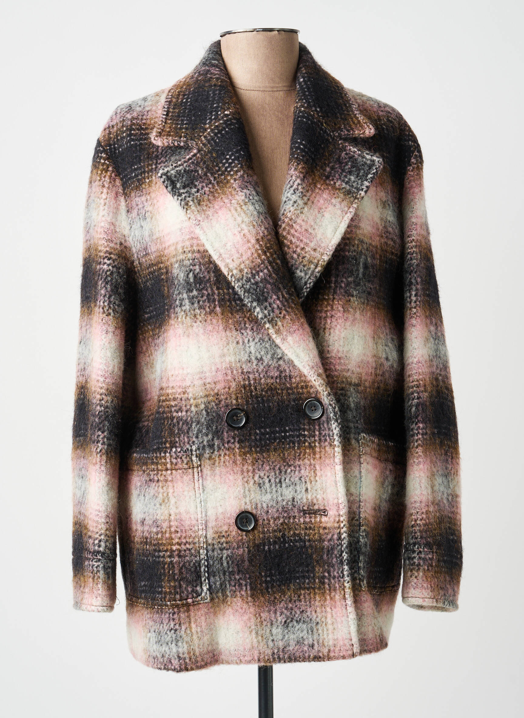 Manteau court rose PAUL SMITH femme