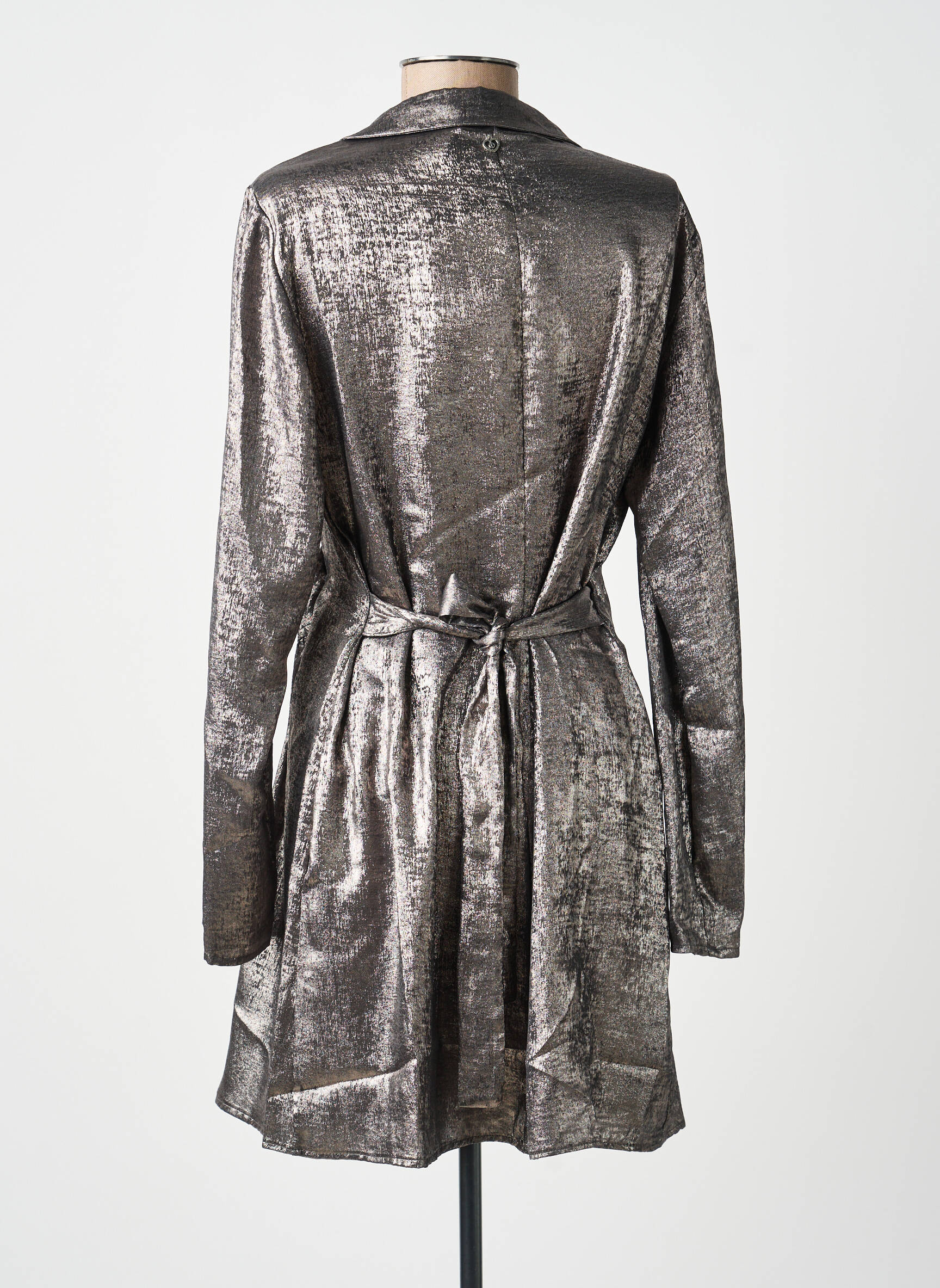 Robe courte gris PLEASE femme