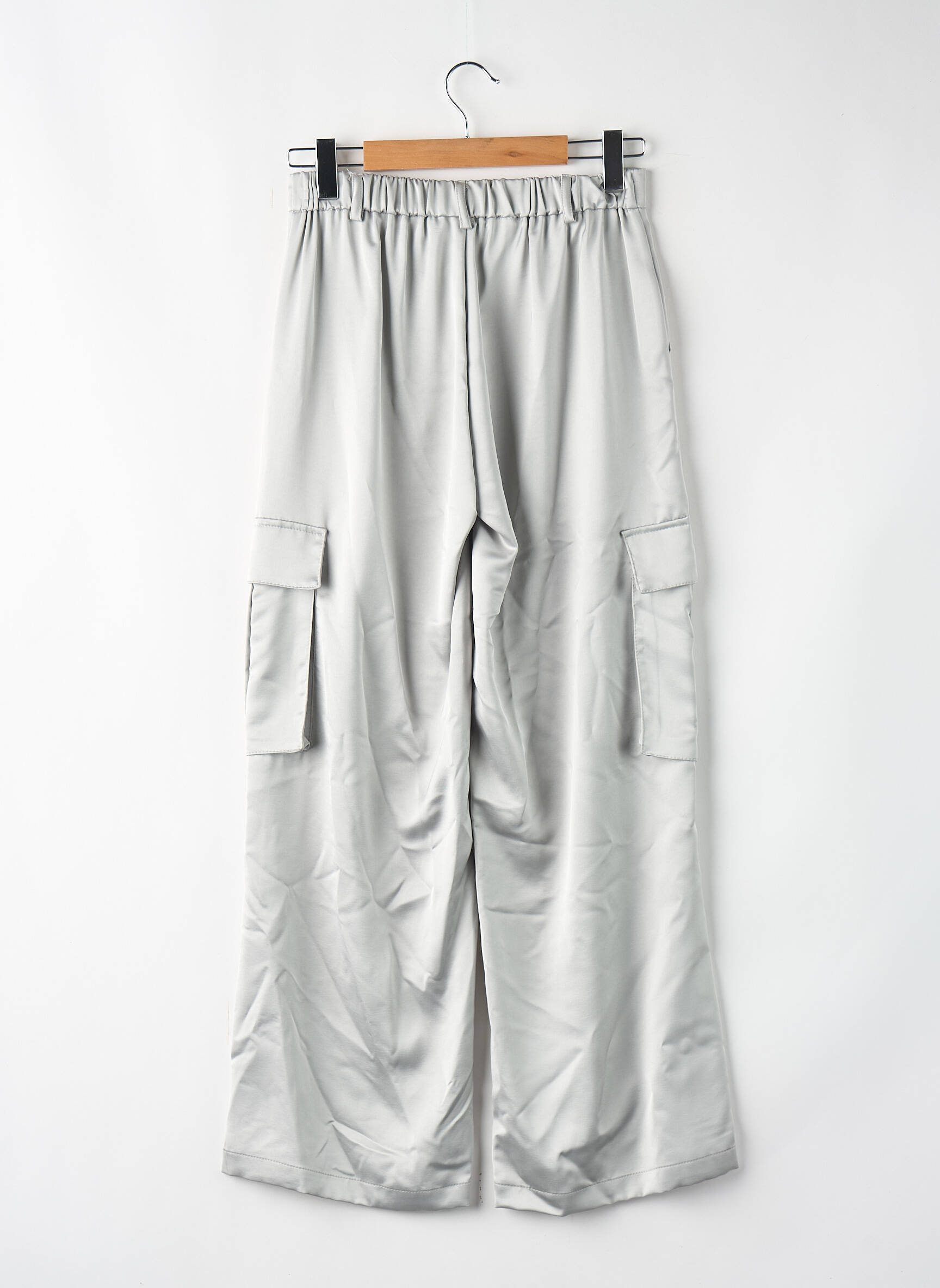 Pantalon cargo argent IMPERIAL femme
